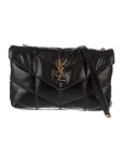 Saint Laurent Toy Monogram Puffer Bag - Black Shoulder Bags, Handbags - SNT324010 | The RealReal Toy Monogram Puffer Bag