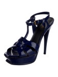 Saint Laurent Tribute Leather T-Strap Sandals - Black Sandals, Shoes - SNT370016 | The RealReal Tribute Leather T-Strap Sandals
