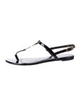 AGL Patent Leather Printed Slides - Neutrals Sandals, Shoes - WAGLE23766 | The RealReal Patent Leather Printed Slides