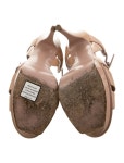 Saint Laurent Patent Leather T-Strap Sandals - Neutrals Sandals, Shoes - SNT500001 | The RealReal