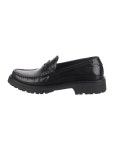 Saint Laurent Leather Loafers - Black Flats, Shoes - SNT500054 | The RealReal