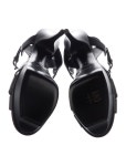 Saint Laurent Leather Sandals - Black Sandals, Shoes - SNT500061 | The RealReal