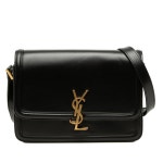Saint Laurent Medium Calfskin Solferino Satchel In Box - Black Crossbody Bags, Handbags - SNT500072 | The RealReal