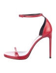 Saint Laurent Leather Sandals - Red Sandals, Shoes - SNT500083 | The RealReal