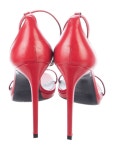 Saint Laurent Leather Sandals - Red Sandals, Shoes - SNT500083 | The RealReal