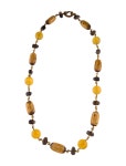 Necklace 14K Pearl & Dyed Coral Bead Strand Necklace - 14K Yellow Gold Bead Strand, Necklaces - NECKL230028 | The RealReal 14K... 