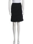 Louis Vuitton Fringe Trim Accent Mini Skirt - Black Skirts, Clothing - LOU780175 | The RealReal Fringe Trim Accent Mini Skirt