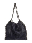 Stella McCartney Vegetarian Suede Shoulder Bag - Black Shoulder Bags, Handbags - STL300068 | The RealReal Vegetarian Suede... 