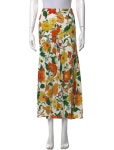 Stella McCartney Floral Print Long Skirt - White Skirts, Clothing - STL327002 | The RealReal