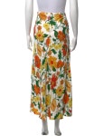 Stella McCartney Floral Print Long Skirt - White Skirts, Clothing - STL327002 | The RealReal
