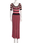 Temperley London Striped Long Dress - Pink Dresses, Clothing - TEM33899 | The RealReal Striped Long Dress