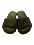 The Row Canal Velvet Slides - Green Sandals, Shoes - THR210075 | The RealReal