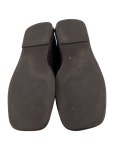 The Row Square T-Strap Leather - Black Flats, Shoes - THR210096 | The RealReal