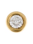 KatKim Grande Oasis Round Diamond Pearl Earring - 18K Yellow Gold Stud, Earrings - KFG20060 | The RealReal Grande Oasis Round... 
