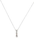 Necklace 14K Diamond Pendant Necklace - 14K White Gold Pendant Necklace, Necklaces - NECKL102318 | The RealReal 14K Diamond... 
