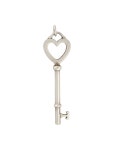 Tiffany & Co. Large Fleur de Lis Key Pendant - Sterling Silver Pendant Necklace, Necklaces - TIF311309 | The RealReal Large Fleur... 