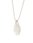 Tiffany & Co. Oval Pendant Necklace - Sterling Silver Pendant Necklace, Necklaces - TIF306005 | The RealReal Oval Pendant Necklace
