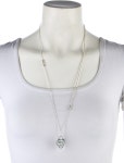 Tiffany & Co. Etched Heart & Arrow Tag Pendant w/ Mixed Bead Chain Necklace - Pendant Necklace, Necklaces - TIF350046 | The RealReal