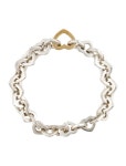 Tiffany & Co. Vintage Two-Tone Heart Link Bracelet - Link, Bracelets - TIF370081 | The RealReal