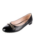 Gucci Dionysus Accent Leather Ballet Flats - Black Flats, Shoes - GUC1264151 | The RealReal Dionysus Accent Leather Ballet Flats
