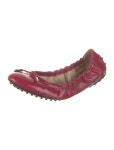 Louis Vuitton Satin Bow Accents Ballet Flats - Red Flats, Shoes - LOU935004 | The RealReal Satin Bow Accents Ballet Flats