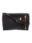 Tom Ford Leather Shoulder Bag - Black Shoulder Bags, Handbags - TOM230006 | The RealReal