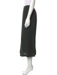 Christian Dior Pleated Accents Midi Length Skirt - Black Skirts, Clothing - CHR338008 | The RealReal Pleated Accents Midi Length... 
