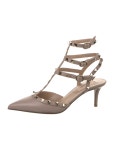 Valentino Rockstud Accents Patent Leather T-Strap Pumps - Black Pumps, Shoes - VAL403007 | The RealReal Rockstud Accents Patent... 