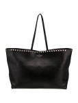 Valentino Reversible Rolling Rock Tote Bag - Black Totes, Handbags - VAL400050 | The RealReal Reversible Rolling Rock Tote Bag