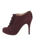Valentino Suede Ruffle Embellishment Pumps - Burgundy Pumps, Shoes - VAL500099 | The RealReal Suede Ruffle Embellishment Pumps