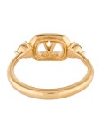 Valentino Crystal Ovalette Ring - Cocktail Ring, Rings - VAL550014 | The RealReal
