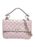 Valentino Rockstud Top Handle Bag - Pink Handle Bags, Handbags - VAL550027 | The RealReal
