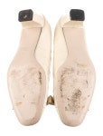 Valentino Embossed Leather Pumps - Neutrals Pumps, Shoes - VAL570001 | The RealReal