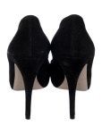 Valentino Suede Bow Accents T-Strap Pumps - Black Pumps, Shoes - VAL570006 | The RealReal
