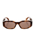 Versace Narrow Tinted Sunglasses - Brown Sunglasses, Accessories - VES230038 | The RealReal