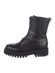 Maje Leather Combat Boots - Black Boots, Shoes - W2M185878 | The RealReal