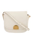 Salvatore Ferragamo Leather Crossbody Bag - White Crossbody Bags, Handbags - SAL402004 | The RealReal Leather Crossbody Bag