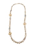 Necklace 14K Nephrite Bead Necklace - 14K Yellow Gold Bead Strand, Necklaces - NECKL230005 | The RealReal 14K Nephrite Bead Necklace