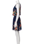 Theory Floral Print Mini Dress - Black Dresses, Clothing - WTE300034 | The RealReal Floral Print Mini Dress