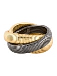 Janis Savitt Oval Hoop Earrings - 18K Yellow Gold-Plated Hoop, Earrings - WJ922290 | The RealReal Oval Hoop Earrings