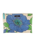 Kate Spade New York Floral Canvas Zip Pouch - Handbags -          WKA150004 | The RealReal Floral Canvas Zip Pouch