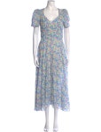 GIO & Sabina | Tanya Taylor Silk Long Dress - Blue Dresses, Clothing - WZZ36919 | The RealReal Silk Long Dress