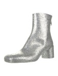 Balenciaga Animal Print Sock Boots - Silver Boots, Shoes - BAL250042 | The RealReal Animal Print Sock Boots