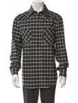 Brunello Cucinelli Plaid Print Long Sleeve Shirt - Blue Casual Shirts, Clothing - BRU339005 | The RealReal Plaid Print Long... 