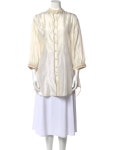 Chanel 2021 Silk Tunic - White Tops, Clothing - CHA898017 | The RealReal 2021 Silk Tunic
