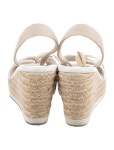 Prada Sport Canvas Braided Accents Espadrilles - Neutrals Sandals, Shoes - WPR150049 | The RealReal