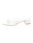 Jimmy Choo Leather Slides - Neutrals Sandals, Shoes - JIM360648 | The RealReal Leather Slides