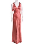 Reformation Silk Long Dress - Pink Dresses, Clothing - WRFMN350047 | The RealReal Silk Long Dress