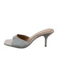 Reformation Leather Slides - Silver Sandals, Shoes - WRFMN370001 | The RealReal