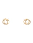 Earrings 14K Diamond Swirl Earrings - 14K White Gold Stud, Earrings - EARRI63380 | The RealReal 14K Diamond Swirl Earrings